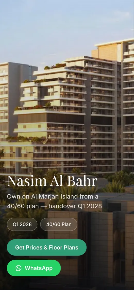 Generated landing page for Nasim Al Bahr
